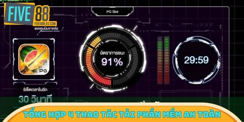 Tổng hợp 4 thao tác tải phần mềm an toàn